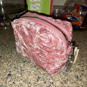 Pink Velvet Clutch